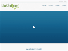 Tablet Screenshot of livechat.com